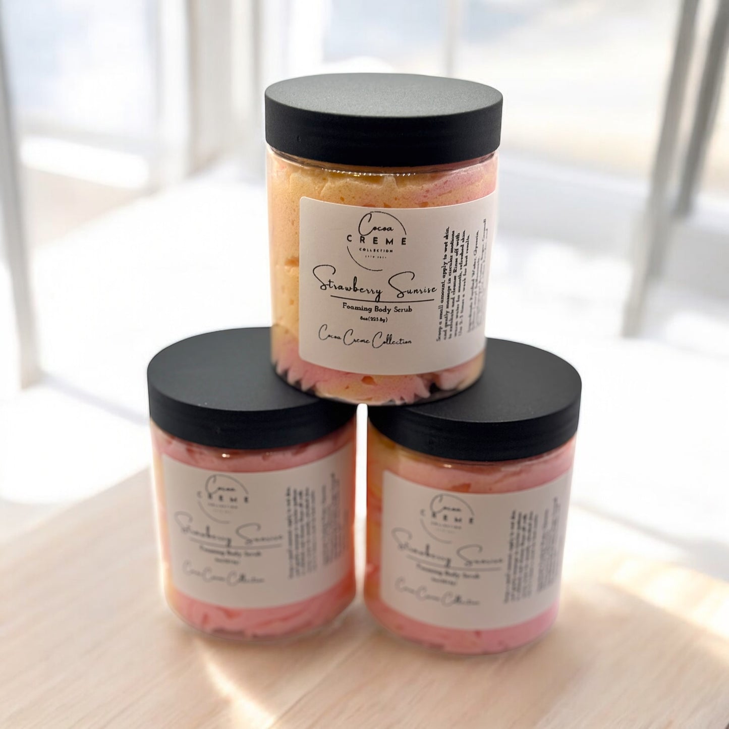 Strawberry Sunset Foaming Body Scrub