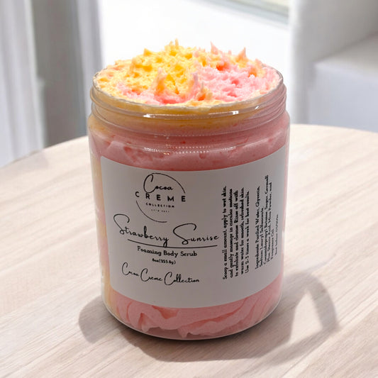 Strawberry Sunset Foaming Body Scrub